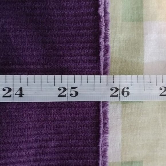 Pac Sun Women's Lavender Corduroys Button Fly Raw Hem Pants Size 12 - Picture 9 of 10